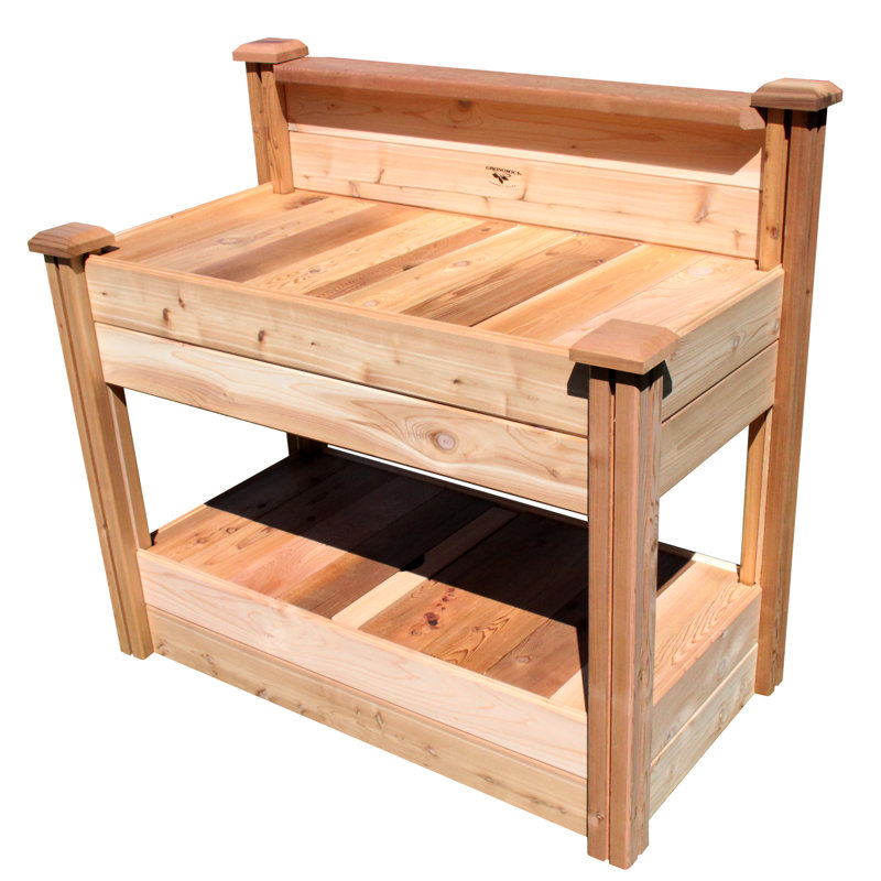 Gronomics Cedar Potting Bench Wayfair